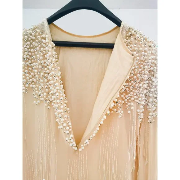 Handmade 1980s evening gown - Picture 5 of 6